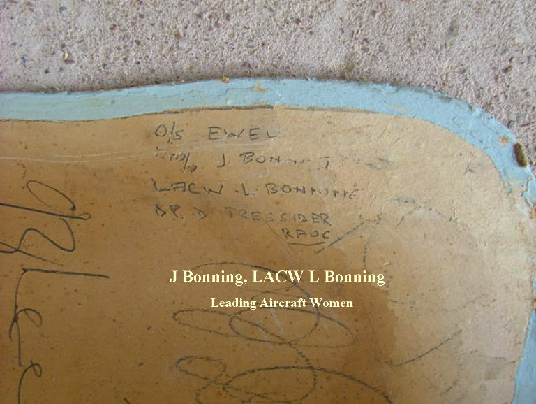 J Bonning, LACW L Bonning, Leading Aircraft Women 